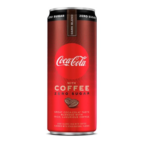Coca-Colacola with Coffee Dark Blend Zero Sugar Cans, 12 fl oz