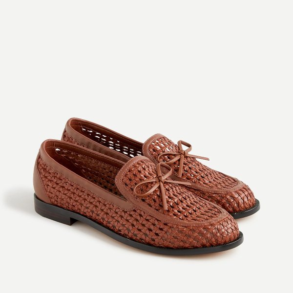 Woven classic loafers
