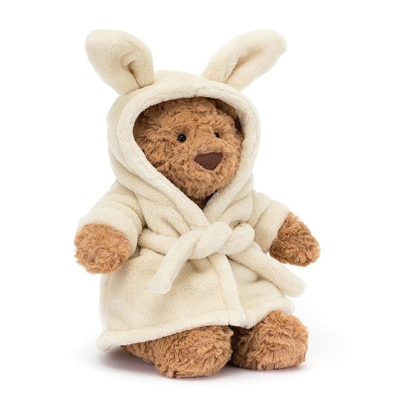 兔兔浴袍巴塞罗熊
