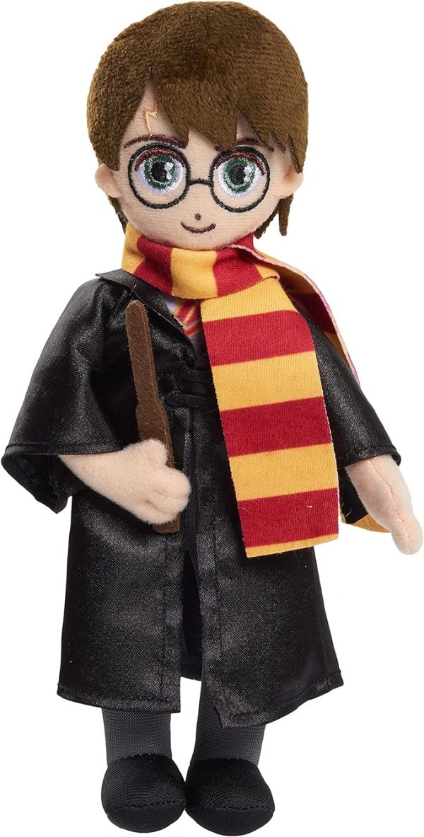 Harry Potter™ 8-Inch Spell Casting Wizards Harry Potter™ Small Plushie with Sound Effects, Kids Toys for Ages 3 Up by Just Play