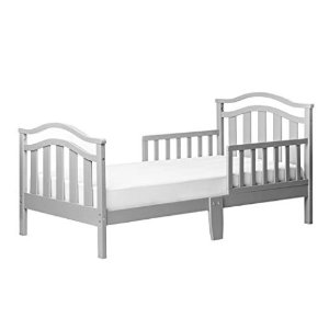 Dream On Me Elora Collection Toddler Bed, Cool Gray