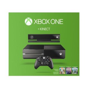 Xbox One 500GB 3 Game Bundle with Kinect + Rainbow Six Siege & Headset