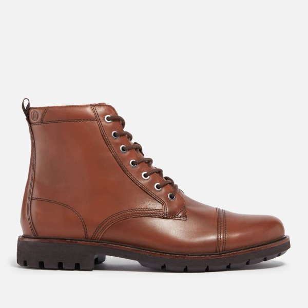 Men's Batcombe Cap Leather Boots - UK 7