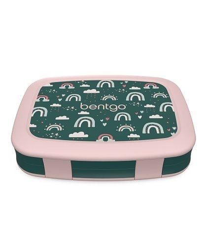 Green Rainbow Five-Compartment Lunch Box