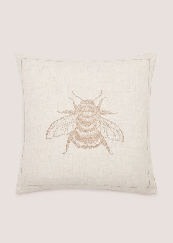 米色蜜蜂靠垫
