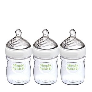 史低价：NUK Simply Natural 婴儿奶瓶 5oz 3个装