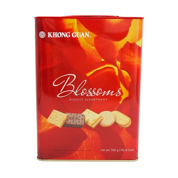 新加坡KHONG GUAN康元 Blossom什饼 铁盒装 700g