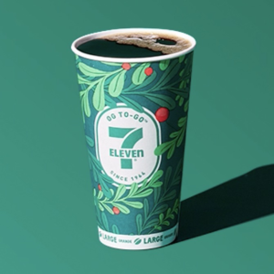 上新：7-Eleven 冬季仙境可可 薄荷糖甘蔗风味 节日杯子上线