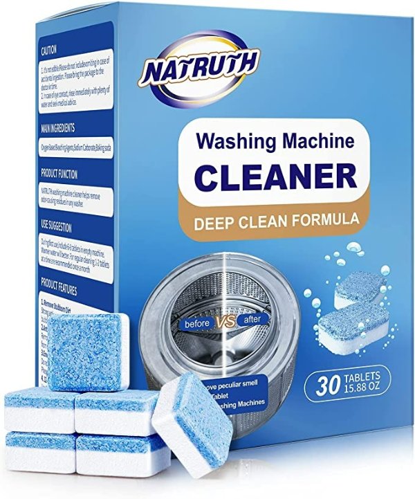 NATRUTH 洗衣机深度自清洁泡腾片