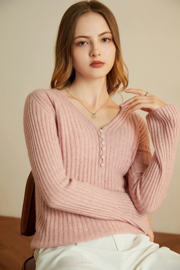 Sylphide | Rosel Pearl Cashmere Sweater