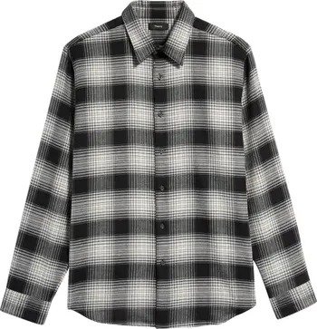 Noll Plaid Flannel Button-Up Shirt