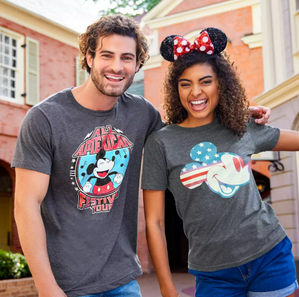 Mickey Mouse Americana Flag T-Shirt for Adults | shopDisney