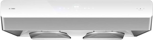 Pixie Air UQG3602 36” Stainless Steel Under Cabinet Range Hood, 850 CFMs Kitchen Over Stove Exhaust Vent with LED Lights Dual AC Motors, Motion Control and Touchscreen