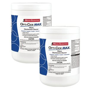 Micro-Scientific Opti-Cide Max Disinfecting Wipes 2 Pack* 320 Wipes