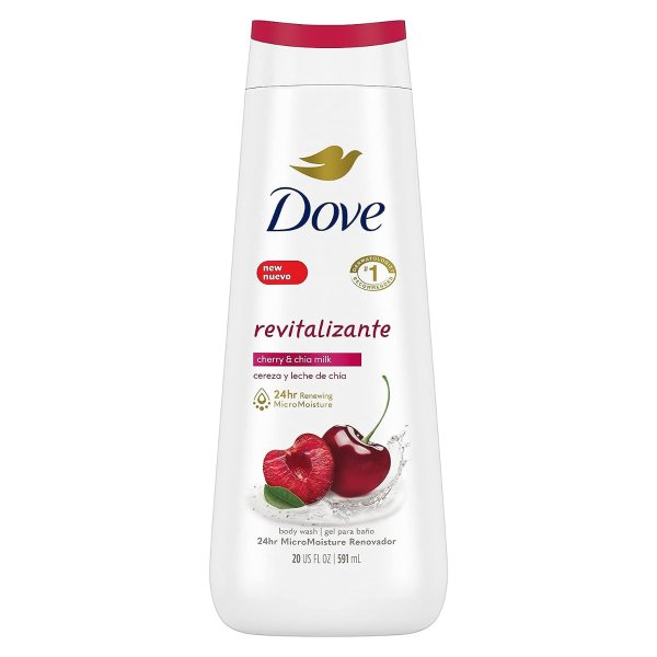 Body Wash for Renewed, Healthy-Looking Skin Revitalizante Cherry & Chia Milk Gentle Skin Cleanser 20 oz