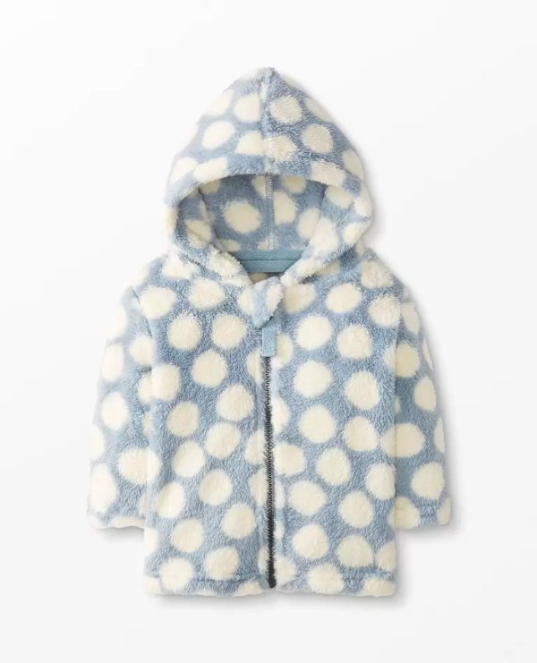 Baby Print Jacket In Recycled Marshmallow