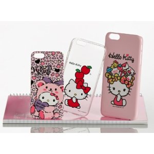 Sanrio Hello Kitty Clear or Color Case for Apple iPhone 5/5s, 6, or 6 Plus 