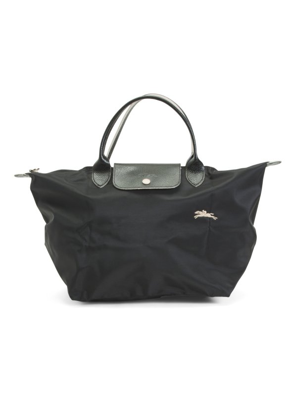 Made In Italy Nylon Le Pliage Top Handle Bag