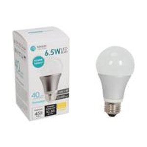 SunSun Lighting A19 Non-Dimmable LED Light Bulb / E26 Base / 6.5W / 40W Replace / 450 Lumen / UL / 3000K / Soft White