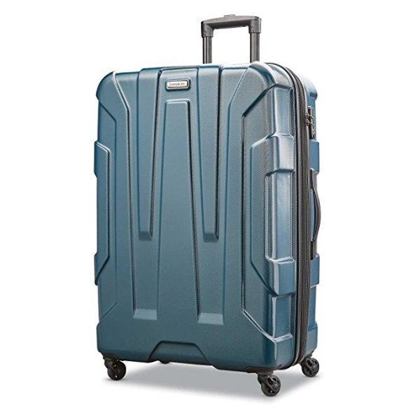 Centric Expandable Hardside Checked Luggage with Spinner Wheels, 28 Inch, Teal