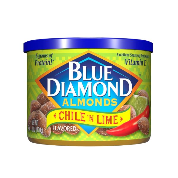 , Snack Nut Flavored Chile n' Lime perfect for On-the Go, and Snacking, 6 Ounce Can