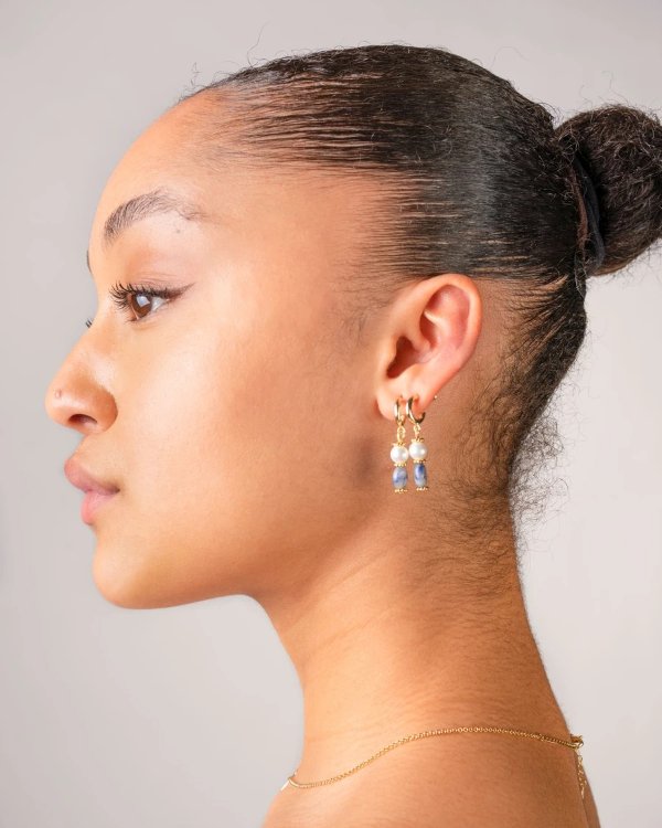 Siena Pearl Earrings | En Route Jewelry