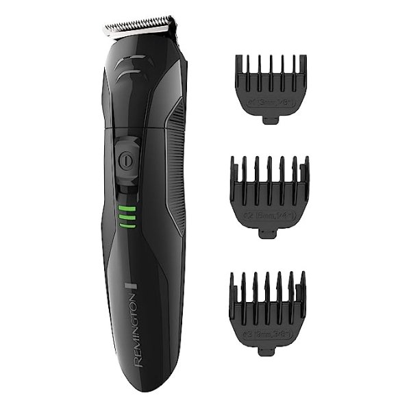 PG6015A Rechargeable Stubble and Beard Trimmer, Black