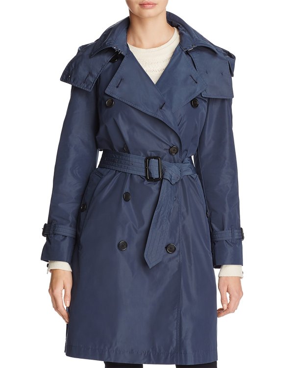 Amberford Hooded Trench Coat - 100% Exclusive