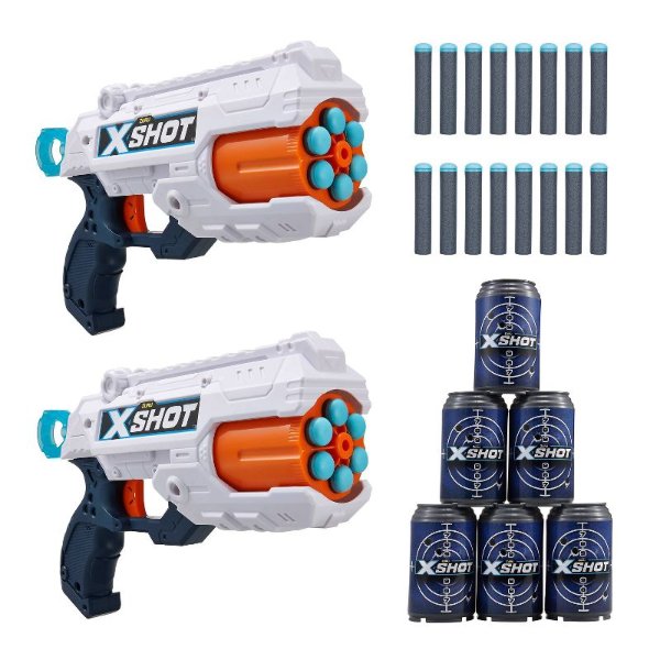 X-Shot 儿童射击玩具2件装
