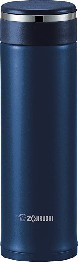 SM-JTE46AD Stainless Steel Travel Mug with Tea Leaf Filter, 16-Ounce, Deep Blue