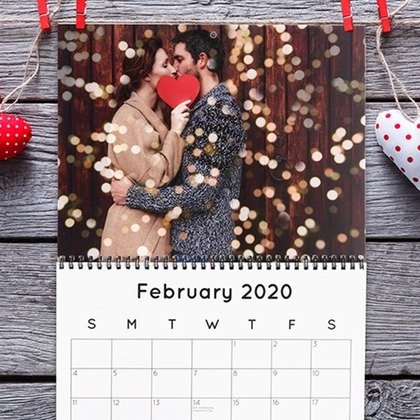 Personalized Wall Calendars from Collage.com (Up to 84% Off). Six Options Available.