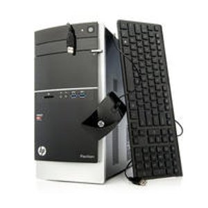 HP Pavilion 500-056 Desktop PC, AMD A8 6500 Quad-Core, 8GB DDR3, 1TB SATA Factory Reconditioned