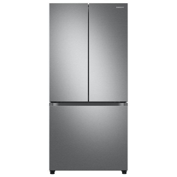Stainless Steel 25 cu. ft. 3-Door 33&quot; Counter Depth French Door Refrigerator with Ice Maker | Samsung US