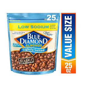 Blue Diamond Almonds, Low Sodium Lightly Salted, 25 Ounce