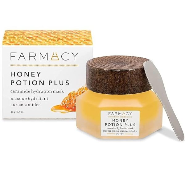 Honey Potion Face Mask - Antioxidant Rich Hydration Mask - Natural Moisturizing Facial Mask (4.1 Ounce/117 G)