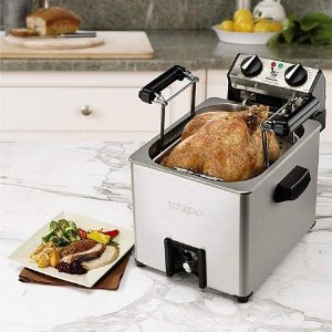  Waring Pro Ultra Deep Fryer and Steamer with Turkey Rotisserie