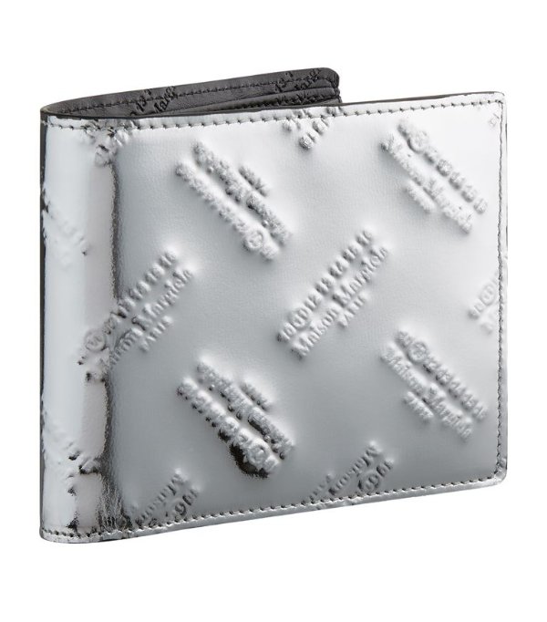 Metallic Leather Bifold Wallet | Harrods.com