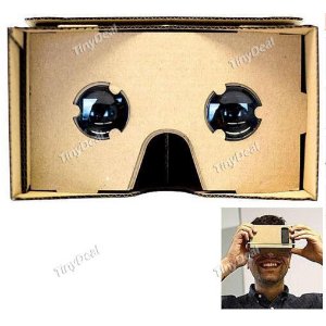 Unassembled DIY Google Cardboard Smartphone Virtual Reality 3D Glasses