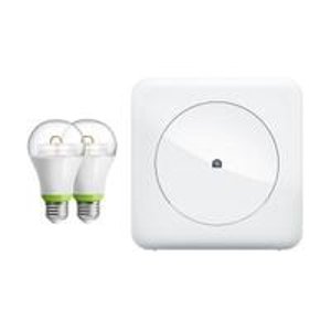 Link 60W Equivalent A19 Connected Home LED Light Bulb 2-Pack + Wink HUB