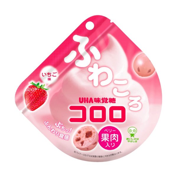UHA味觉糖 新食感爆浆果汁软糖 草莓味 30g