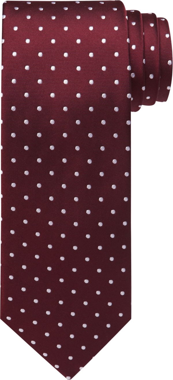 Traveler Collection Polka Dot Tie - Long CLEARANCE