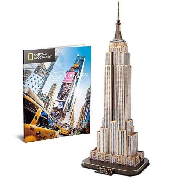 -National Geographic New York Skyline Model kit Puzzle Toys,Empire State Building DS0977h