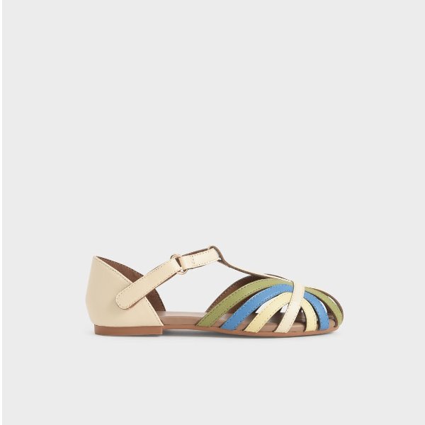 Multicoloured Girls' T-Bar Mary Janes | CHARLES & KEITH