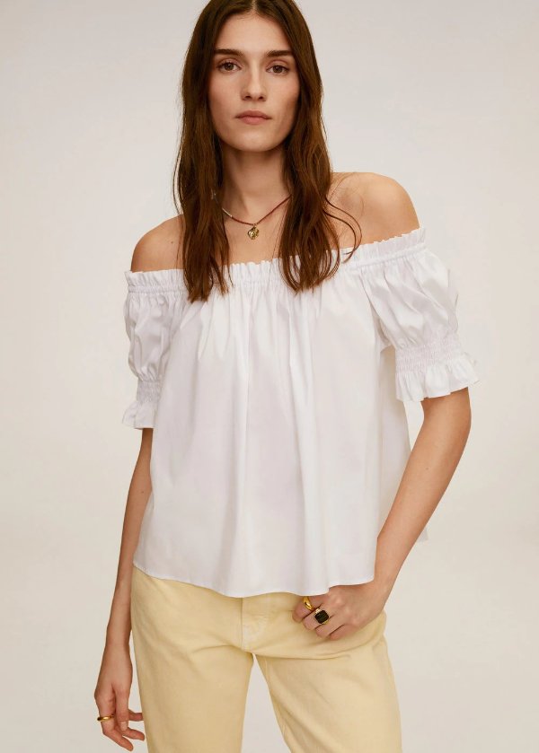 Off-shoulder blouse - Women | OUTLET USA