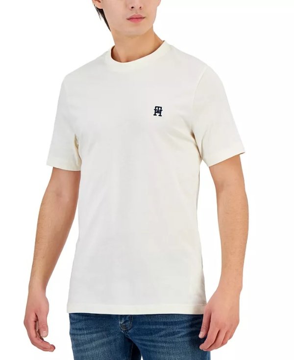 Men's Short Sleeve Crewneck Monogram T-Shirt