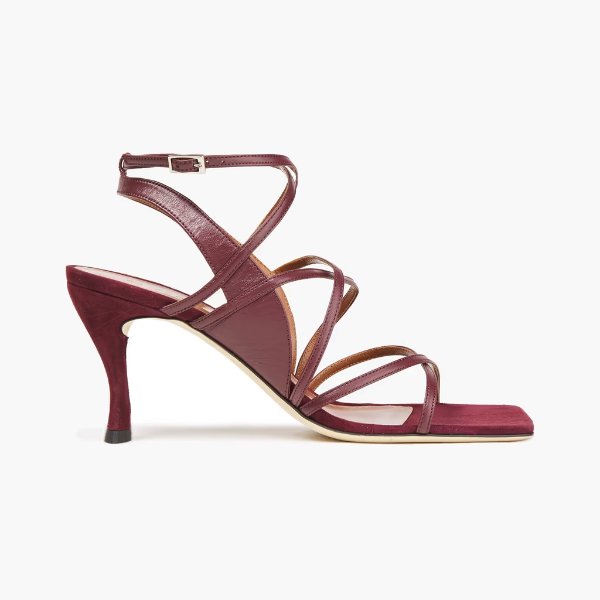Christina leather and suede sandals