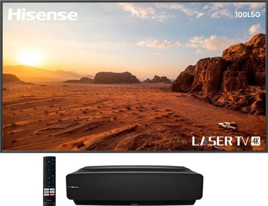 L5G Laser TV Ultra Short Throw Projector with 100" ALR Screen
