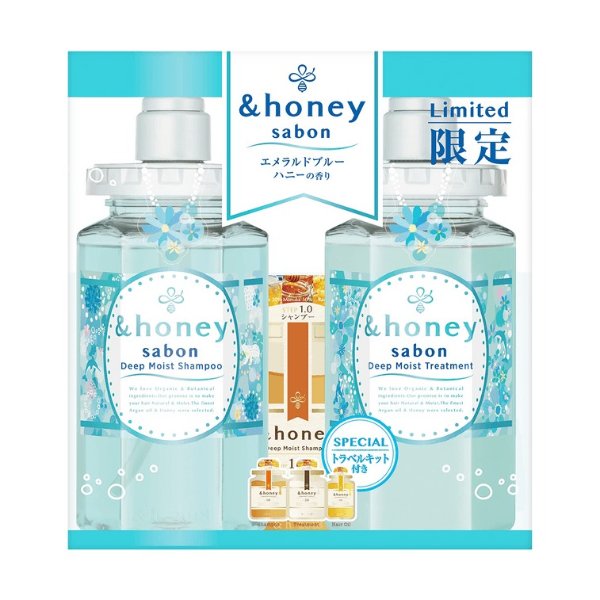 日本VICREA & HONEY安蒂花子 丰盈滋养蜂蜜保湿洗护套装 