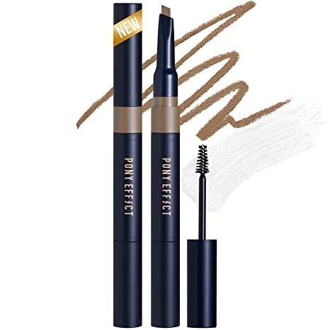 Shape & Set Brow Maximizing Duo | Brow Pencil and Brow Setting Gel for Three-Dimensional Eyebrows | Available in 5 shades (005 DEEP GRAY)