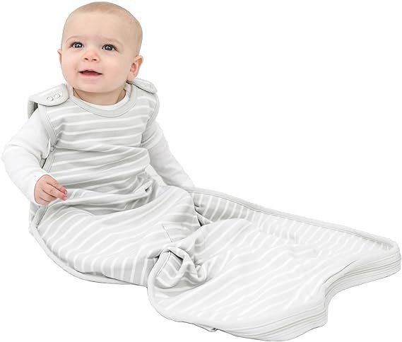 Baby Sleep Bag, Australian Merino Wool Sleeping Sack 2-24 Months, 4 Season Wearable Blanket Fits Infants & Toddlers